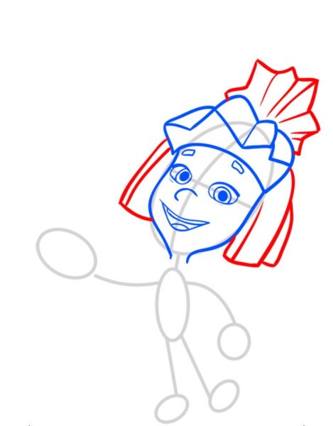 Симка рисунок карандашом