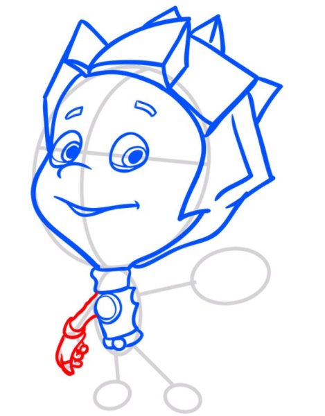 Нарисовать Нолика из Фиксиков