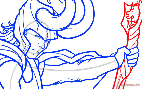 Локи рисунки легкие