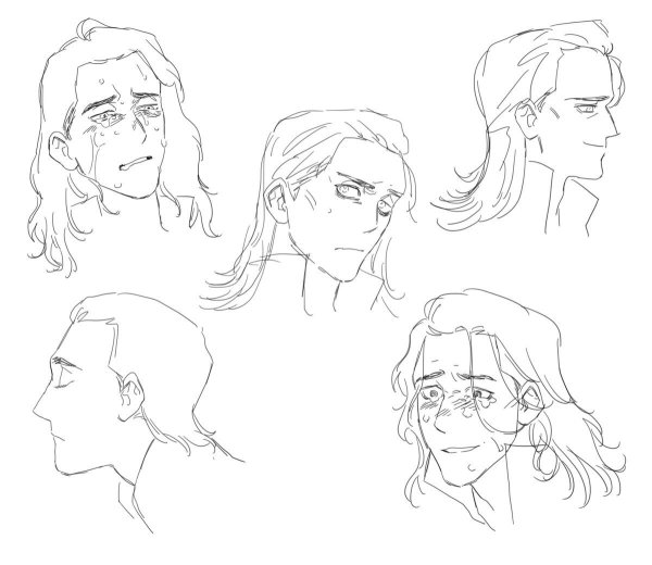 Скетч Локи Лафейсон