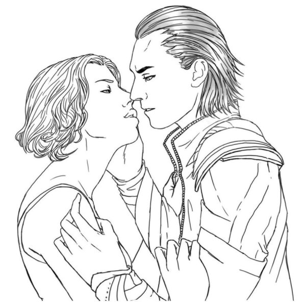 Раскраски Мстители Локи