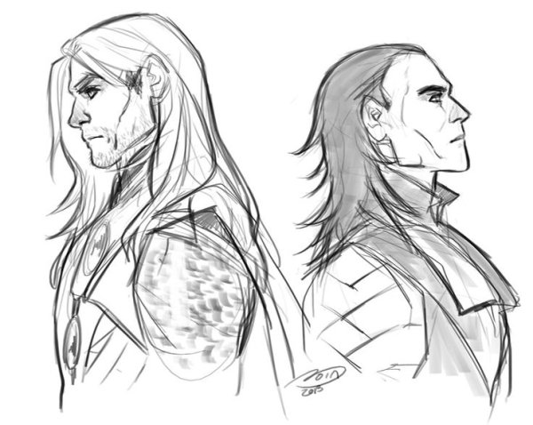 Нарисовать скетч Локи