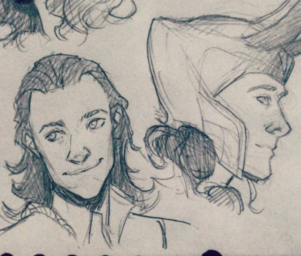 Локи референс скетч