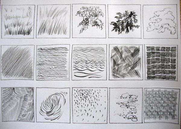 Рисование штриховкой