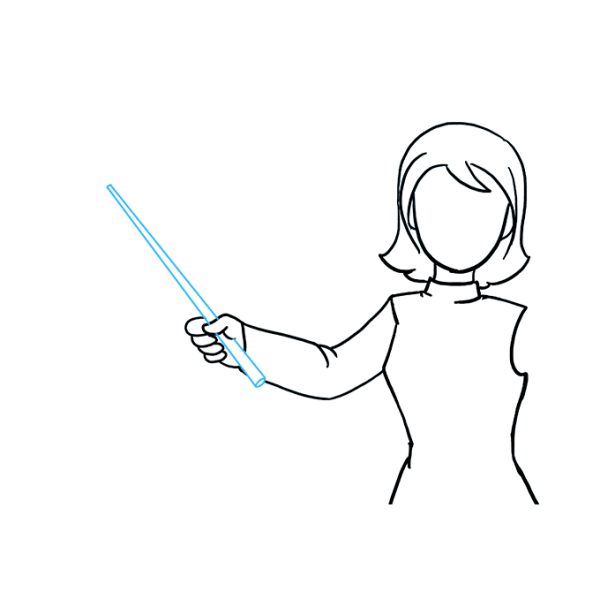 Рисунок учителя карандашом