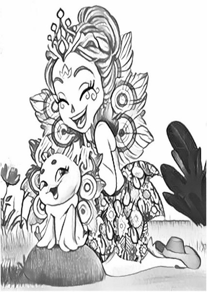 Раскраска энчантималспавлин