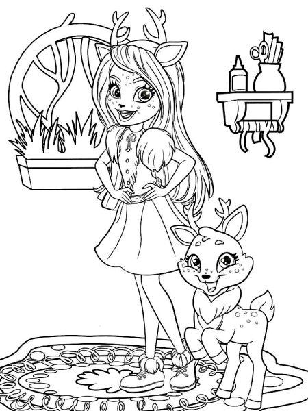 Раскраски Энчантималс (Enchantimals)