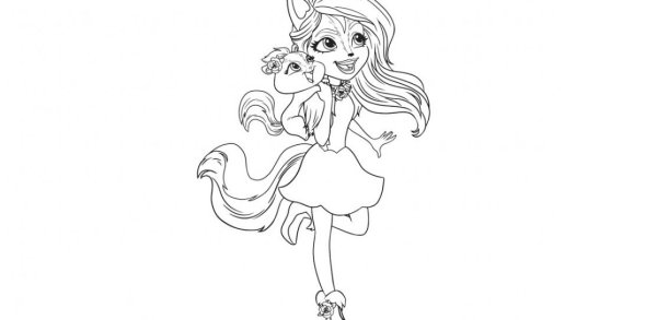 Энчантималс карандашом