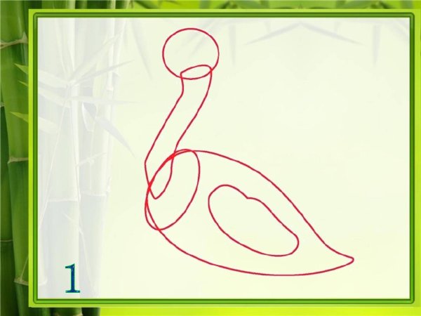 Рисунки для срисовки легкие страус