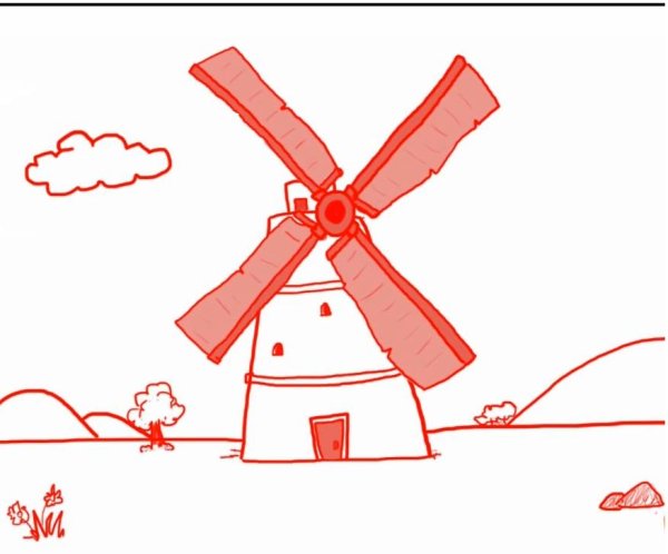 Мельница поэтапно