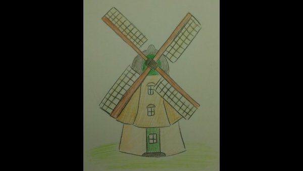 Макет мельница Сампо