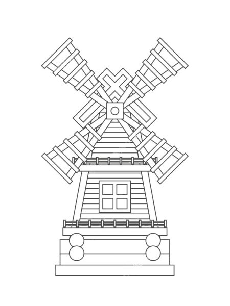 Мельница ветряная u07527