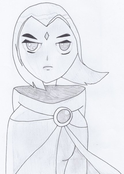 Рисунки по клеточкам Рейвен