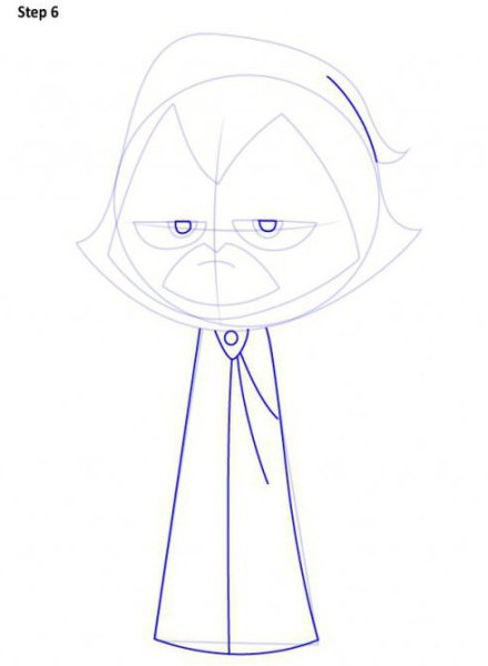 Рейвен скетч