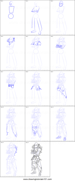 Рисуем Рейвен поэтапно