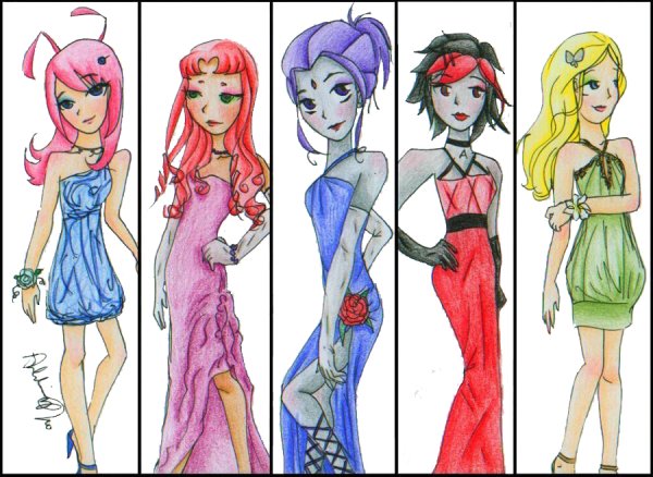 Рейвен юные Титаны скетчи