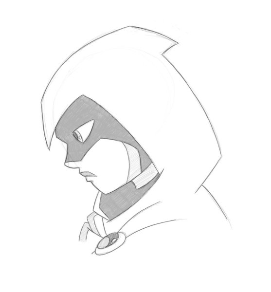 Раскраски юные Титаны вперёд Рейвен