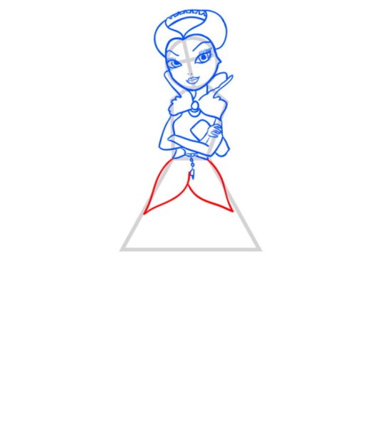 Нарисовать Рейвен Квин