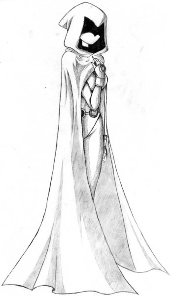 Нарисовать Рейвен Квин