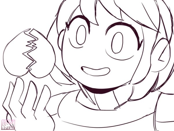 Чара андертейл черно белая