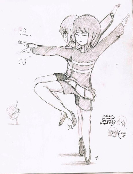 Фриск для срисовки карандашом