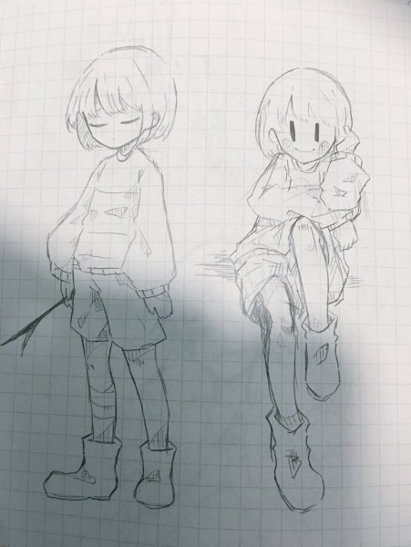 Чара андертейл арт легкий