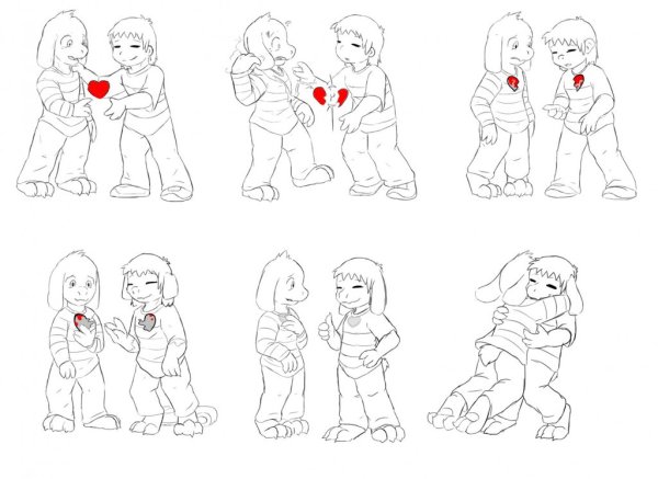 Half hearted Dreemurr Frisk