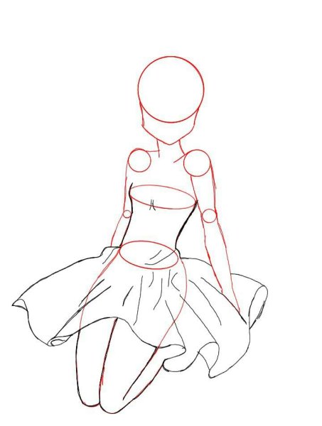 Чара рисунок поэтапно