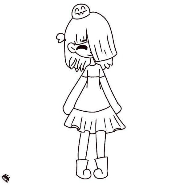 Фриск раскраска