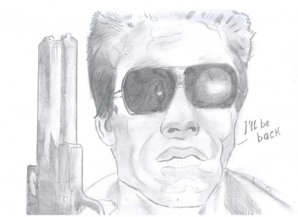 Терминатор рисунок