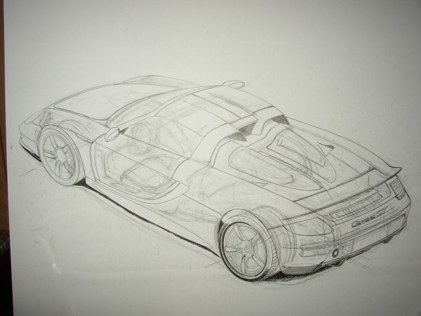 Порше 911 рисунок