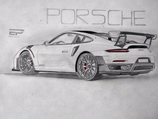 Porsche 911 gt2 RS draw