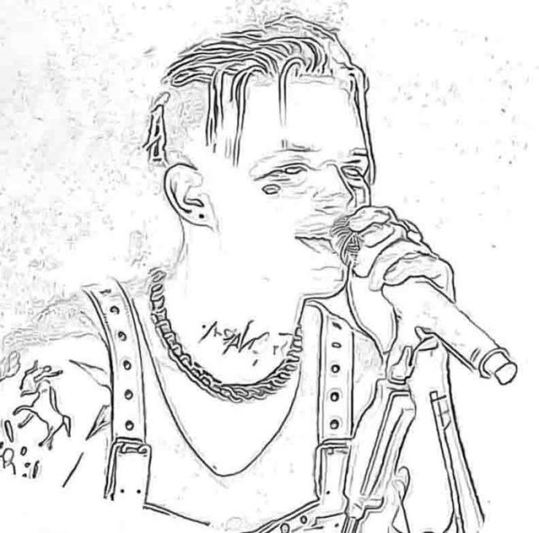 Раскраска Моргенштерн Эл Джея