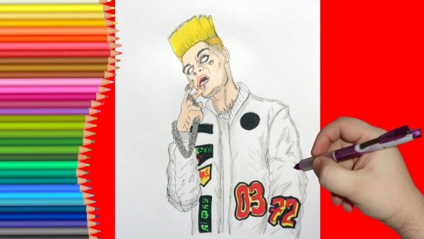 Рисунок Элджея карандашом