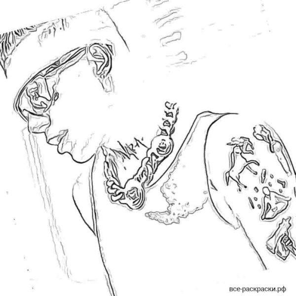 Рисунок Элджея карандашом