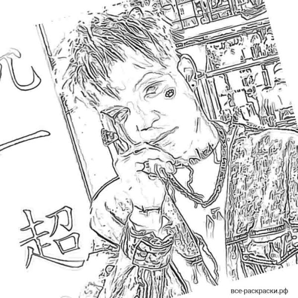 Разукрашки Элджей