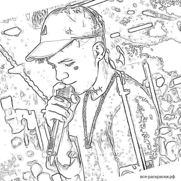 Рисунок Элджея карандашом