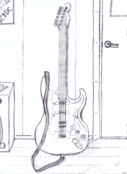 На гитаре легкие