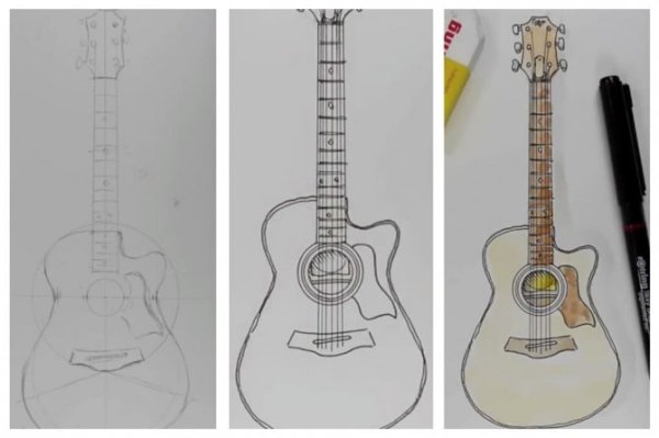 Акустическая гитара контур