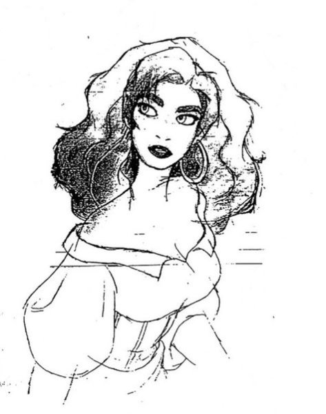 Концепт арт Дисней Эсмеральда