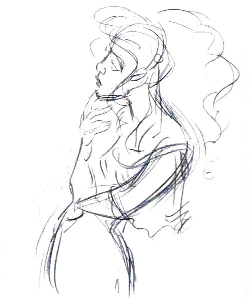 Эсмеральда набросок