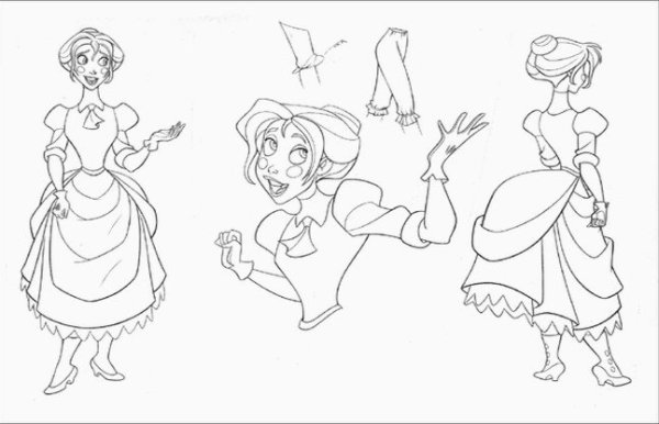 Концепт арт Дисней Эсмеральда