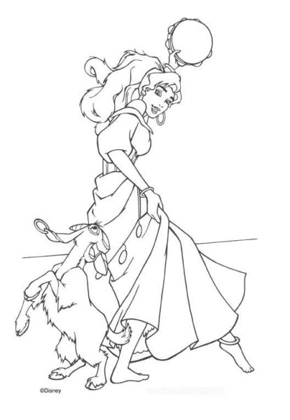 Квазимодо рисунок карандашом