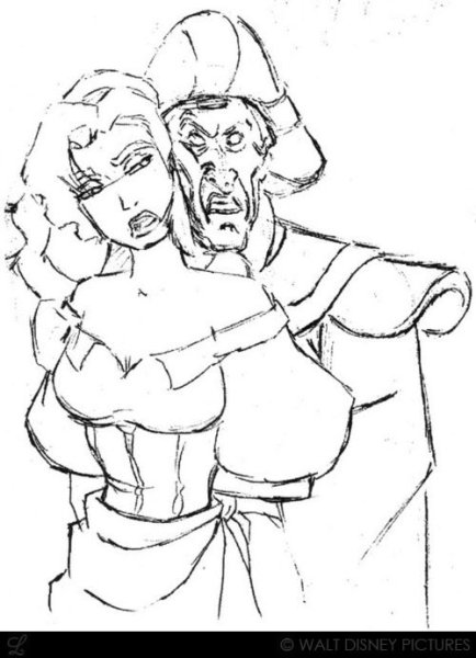 Раскраска Disney Эсмеральда