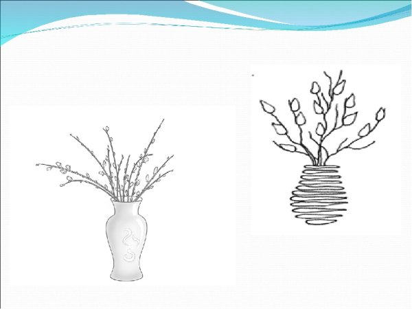 Веточки в вазе для детей