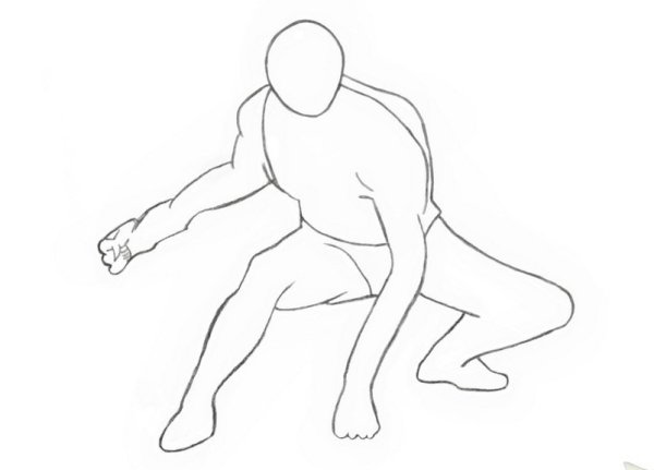 Рисунок человека паука поэтапно