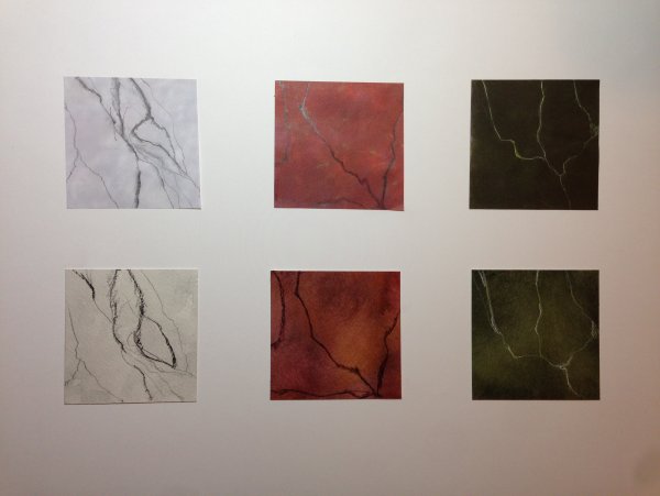 Фактура камня акварелью