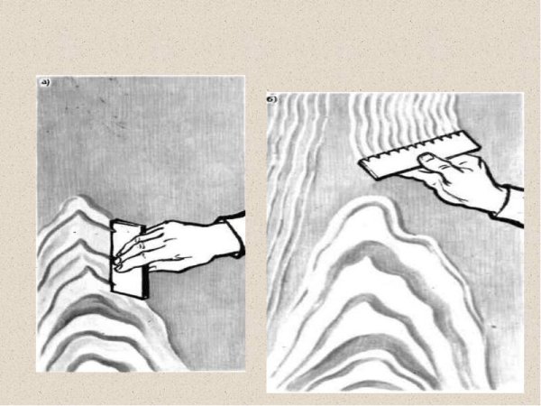 Разделка поверхности по клеевой окраске что это