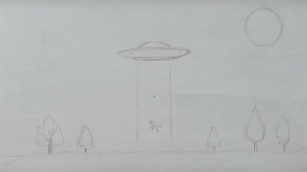 НЛО карандашом