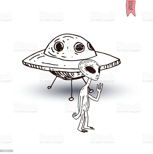 НЛО карандашом